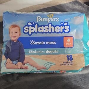 Pampers Splashers Swim Diapers - Blue